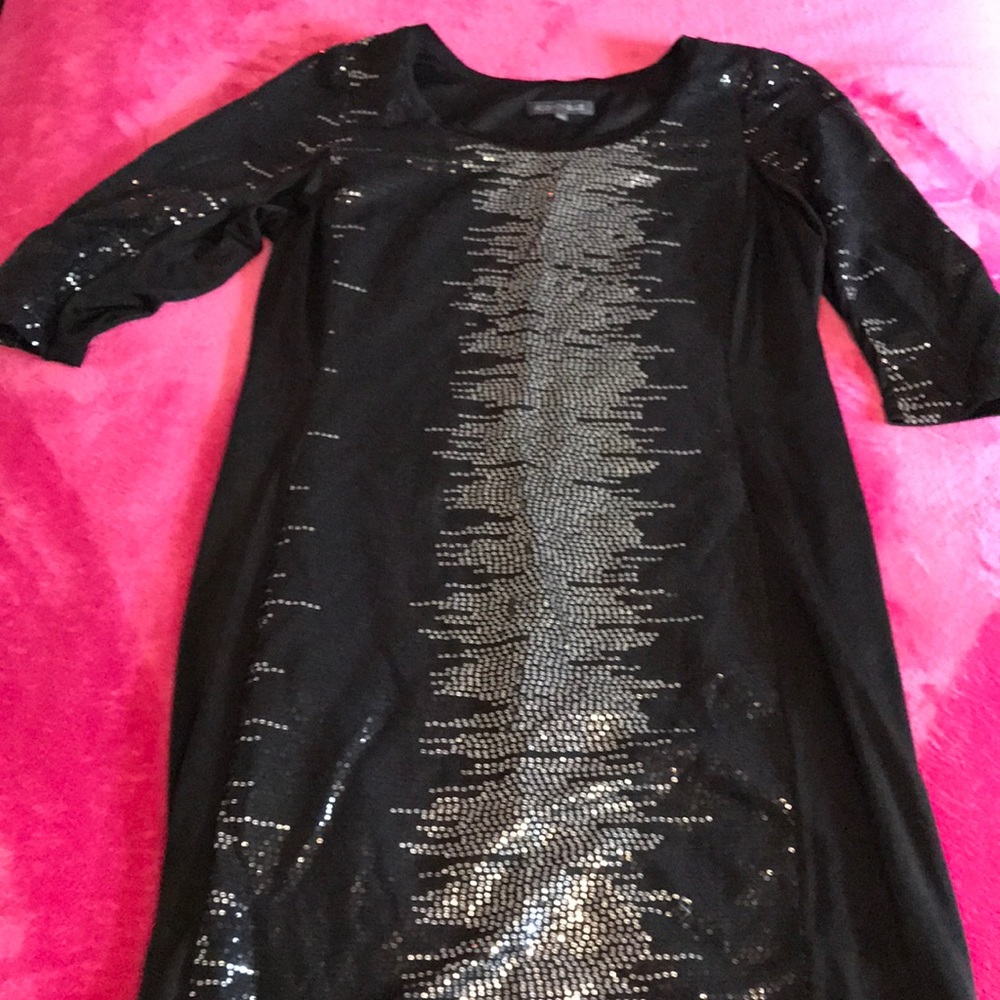Plus size, curve flattering sequin dress!